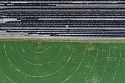 Trains and Fields in Alliance, Nebraska